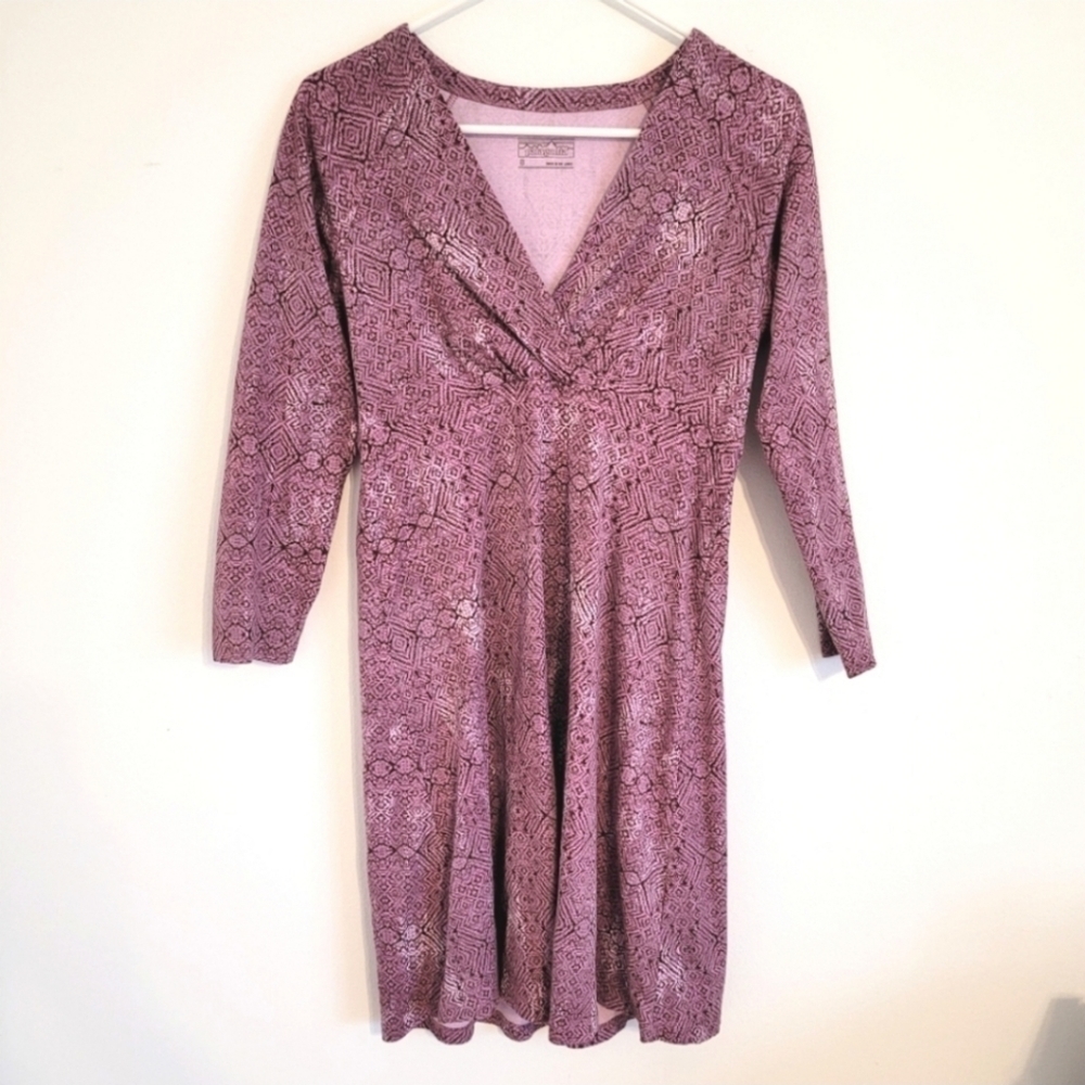 Patagonia purple cotton mini dress Size S